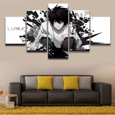 Постеры в стиле аниме в интерьере