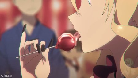 Аниме арт с Чупа чупсом