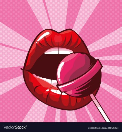 Губы с леденцом губы с леденцом