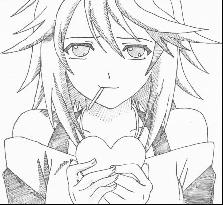 Анимер рисунки карандашом