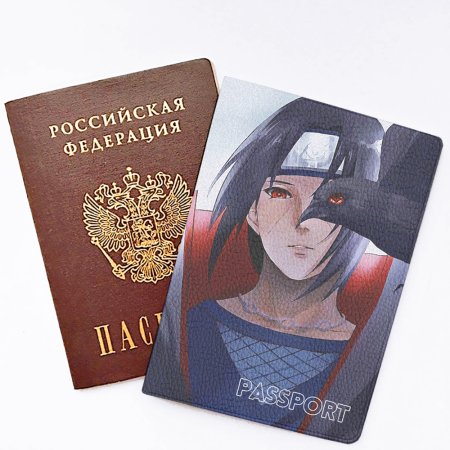 Обложка на паспорт в стиле аниме
