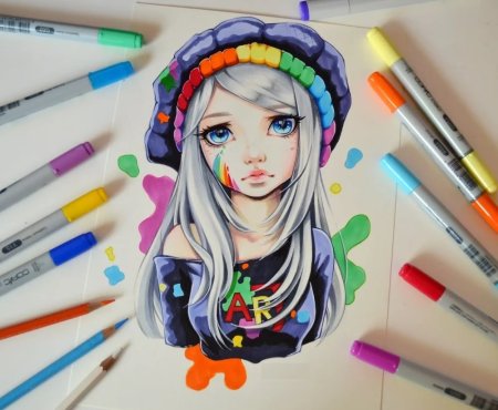 Аниме рисунки карандашом