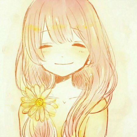 Аниме улыбка девушки