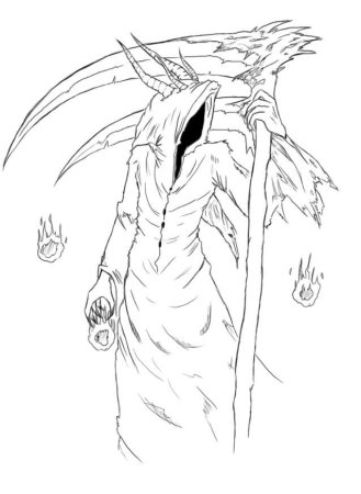 Смерть карандашом для срисовки