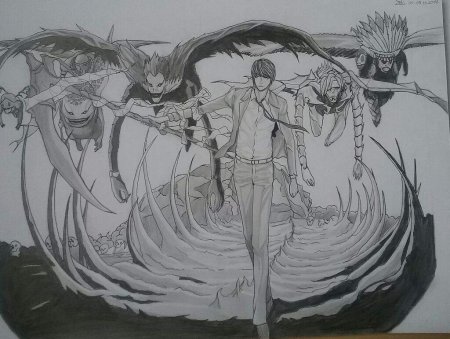 Рюк Бог смерти лицо