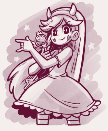 Звёздочка Баттерфляй и Марко аниме