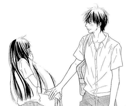 Аниме ссора парня и девушки