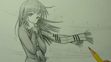 Фото аниме нарисовать
