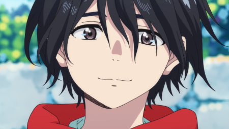 Мио из аниме незнакомец на берегу моря