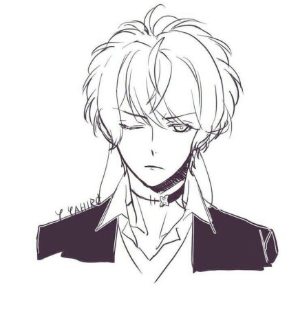 Субару Сакамаки для срисовки