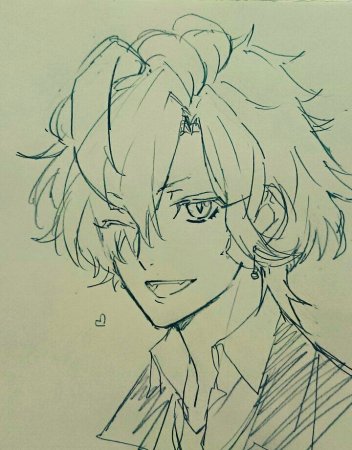 Шу Сакамаки скетч