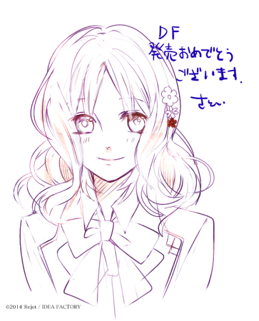 Рисунки аниме Юи Комори