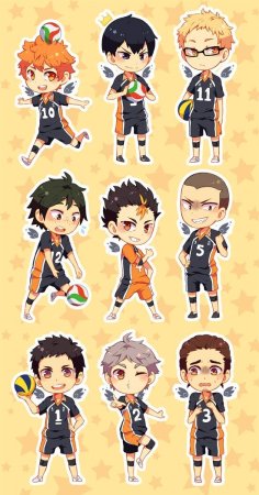 Haikyuu Чиби Карасуно