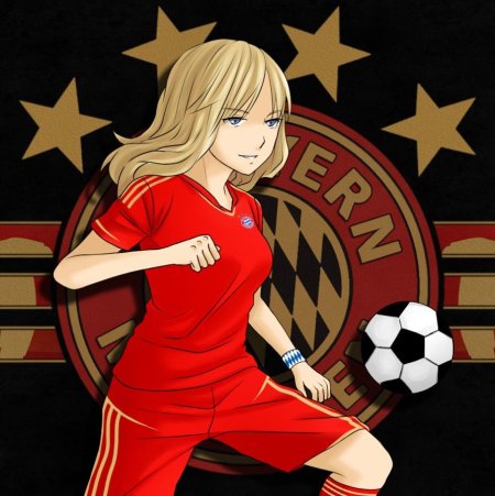 Аниме футболистки Бавария