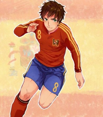 Футболисты в стиле аниме