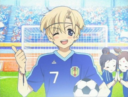 Футболисты в стиле аниме