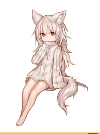 Аниме тян с ушками