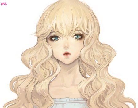 Аниме девушки с волнистыми волосами