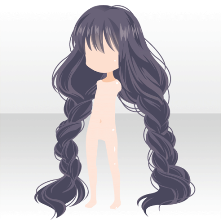 Аниме прически косички