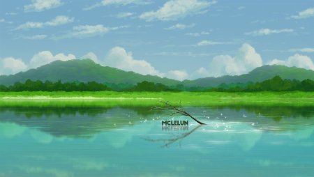 Водная гладь аниме