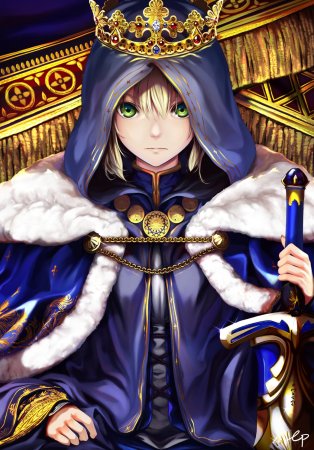 Чернокрылый Король аниме