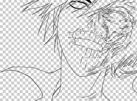 Штрихи для манги