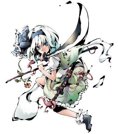 Аниме арт с прозрачным фоном