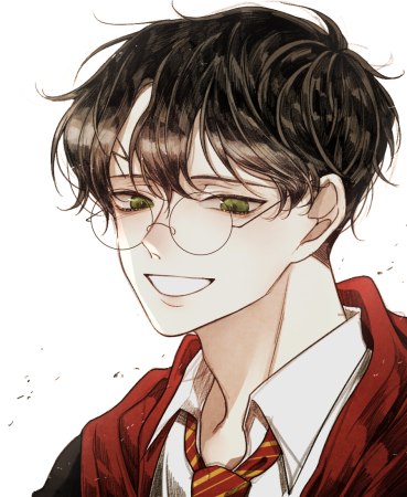 Гарри Поттер аниме Гарри