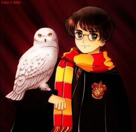 Гарри Поттер аниме Рон