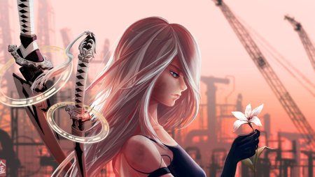 NIER Automata a2 Art