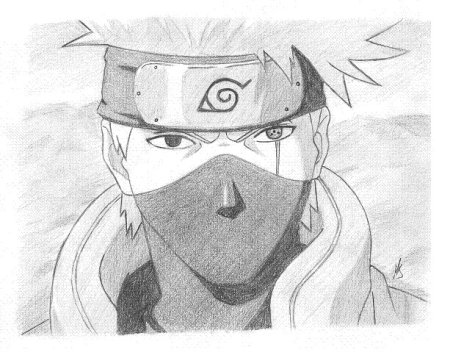 Какаси сенсей срисовка