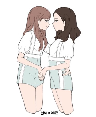 Две девушки для рисования