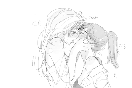 Эльза и Анна Юри Манга