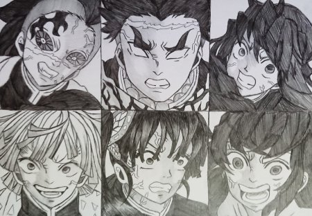 Идеи для рисунков аниме клинок рассекающий демонов