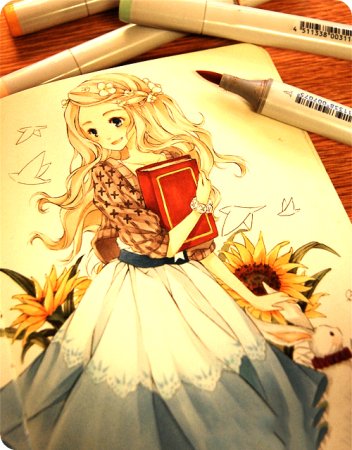 Вдохновение для рисования аниме