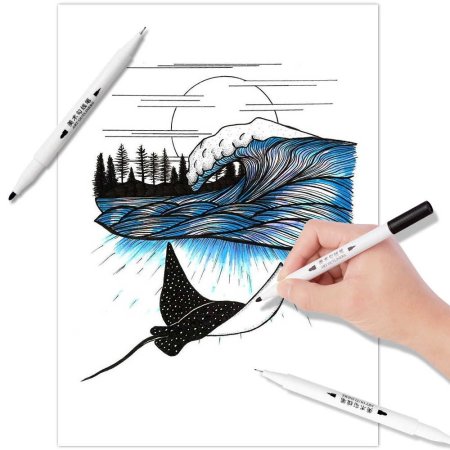 Ручка для рисования микрон 001