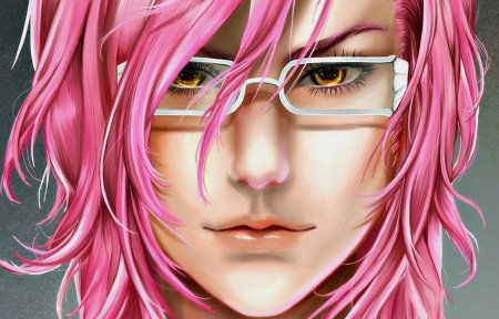 Аниме парень с розовыми волосами