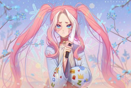 Аниме персонажи с розовыми волосами