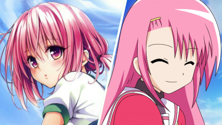 Персонажи с розовыми волосами