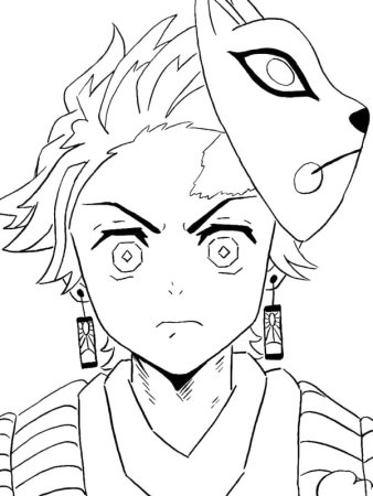 Клинок рассекающий демонов раскраска Танджиро