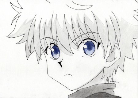 Киллуа Хантер рисунок