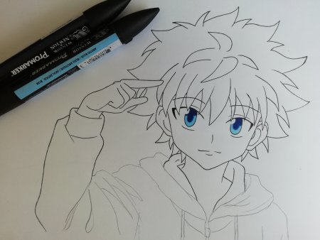 Киллуа для срисовки