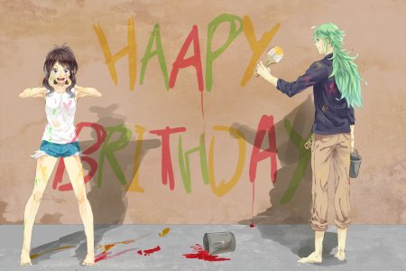 Пейзаж в стиле аниме