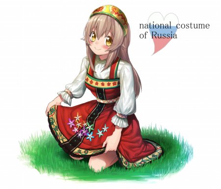 Аниме русская девушка