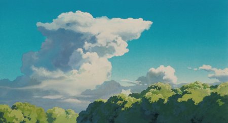 Аниме небо Хаяо Миядзаки