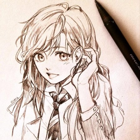 Рисунки карандашом анем