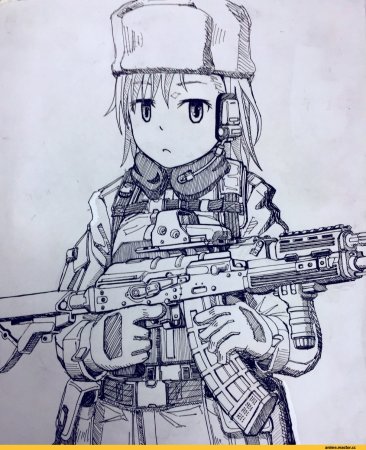 Автомат Калашникова аниме