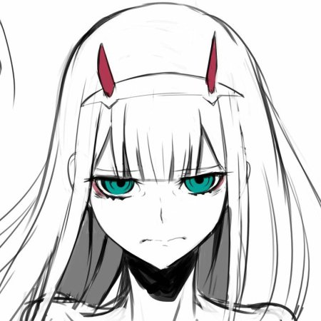 Рисунки для срисовки аниме 02