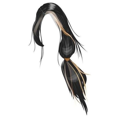 Аниме волосы хвост референс