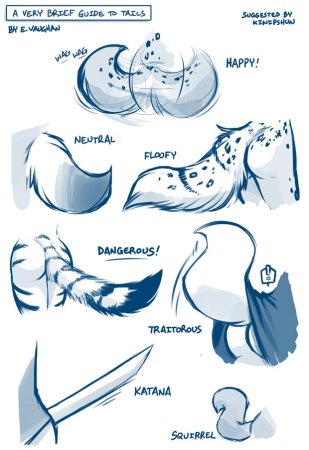 Хвост для гача лайф обработки хвост